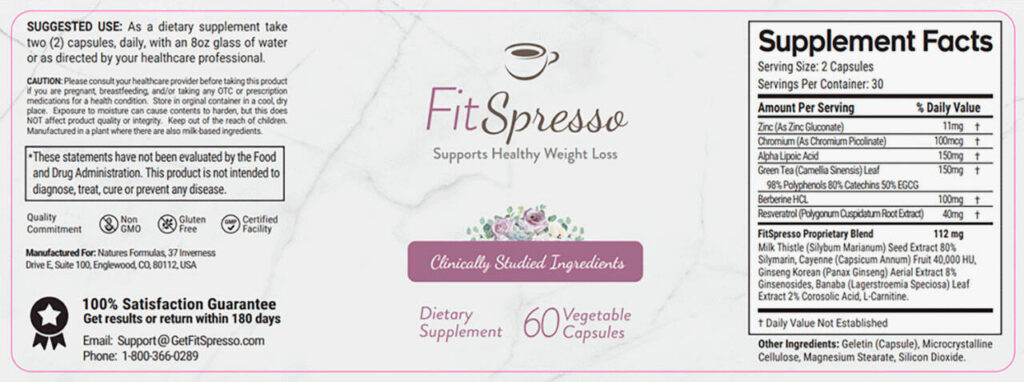 FitSpresso – Natural Weight Management Support FitSpresso is a premium dietary supplement designed to support weight management and boost metabolism using natural ingredients. By promoting fat burning, energy levels, and appetite control, FitSpresso provides a safe, effective way to reach your fitness goals. With ingredients like green tea extract and Garcinia Cambogia, FitSpresso helps reduce cravings and supports a healthy metabolism for sustainable weight loss. Start your journey to a healthier you with FitSpresso and experience effective weight management naturally. Suggested Keywords: FitSpresso weight loss Natural weight management Boost metabolism supplement Appetite control formula Sustainable fat burning